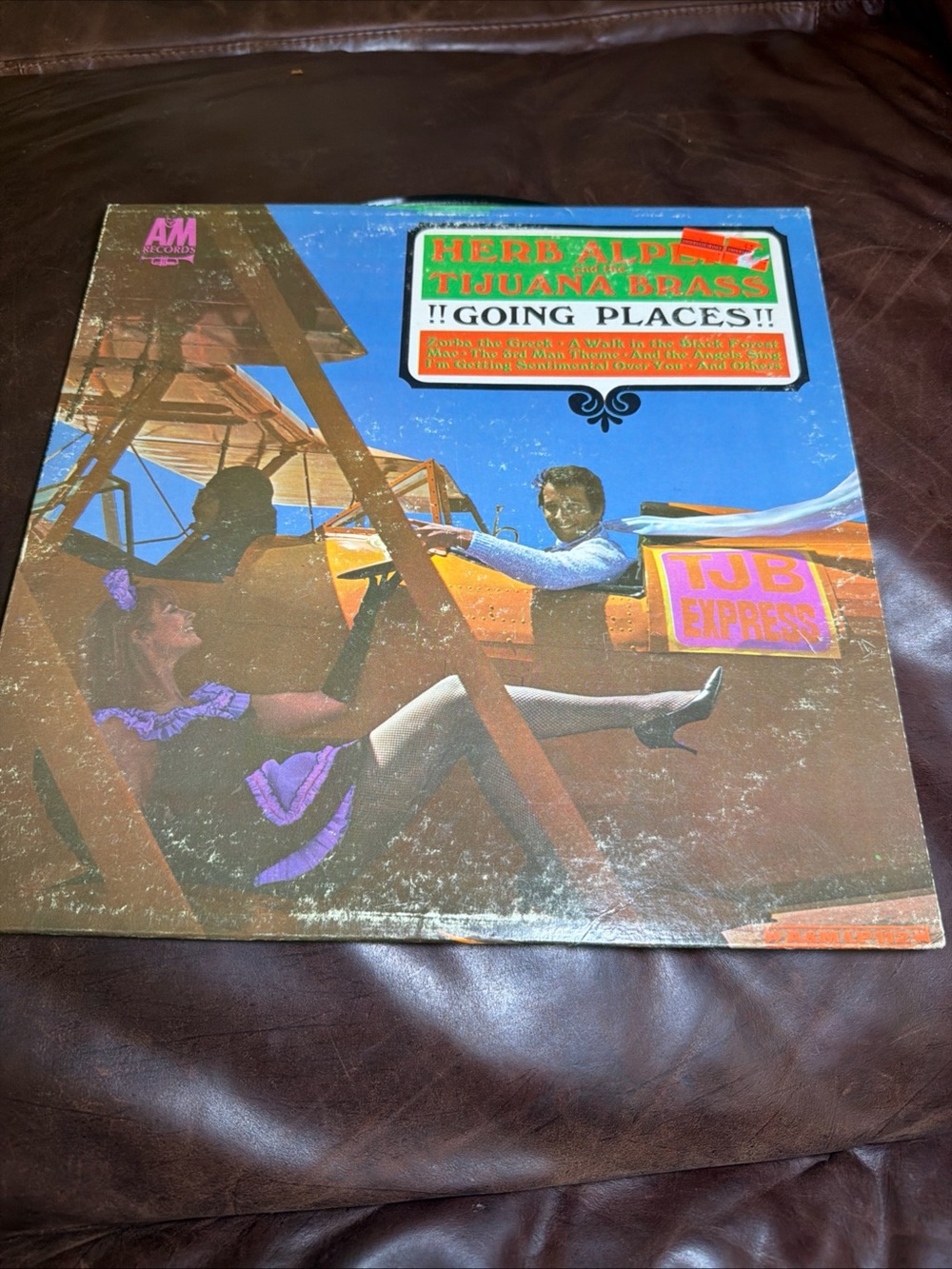 Herb Alpert & Tijuana Brass "Going Places!!" Vinyl Album - Blue/Orange